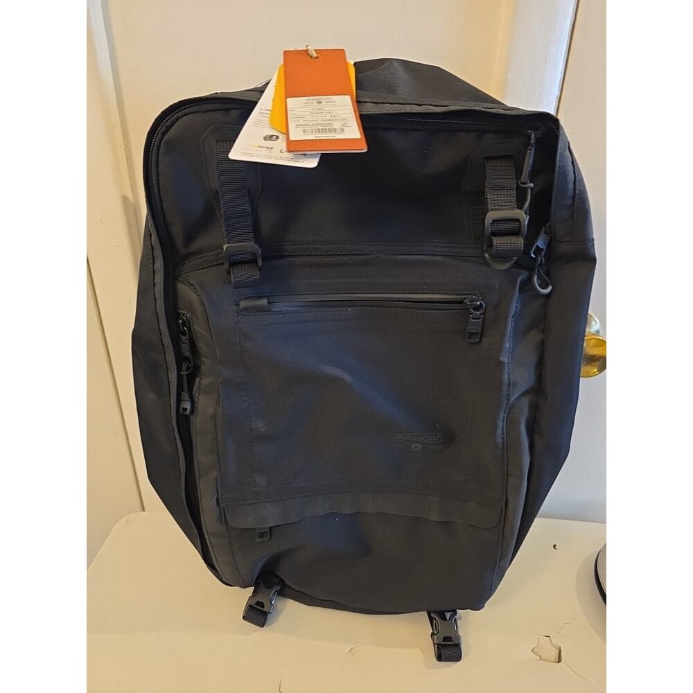AS20V Assov Cordura 305D Backpack Black Bag UNBY-TEX #141601 Nwt